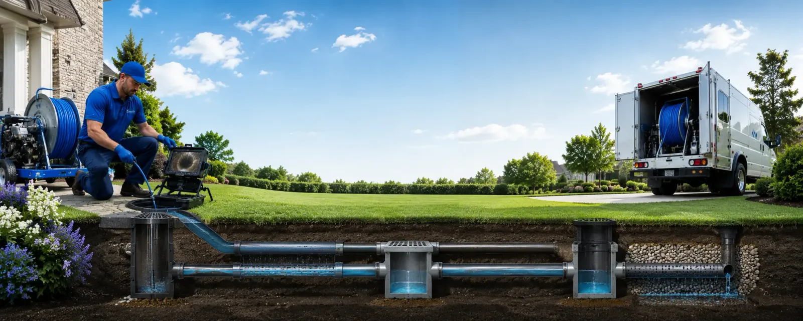 Outdoor drain cleaning information for Longs, SC